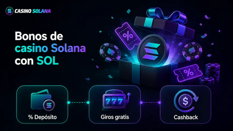 Bonos de casino Solana con SOL